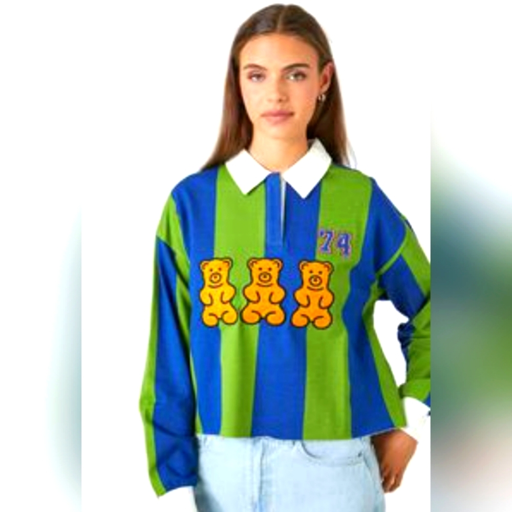 Striped Teddy Rugby Shirt